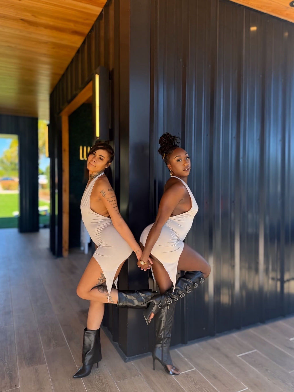 Enticing - Nude Dress