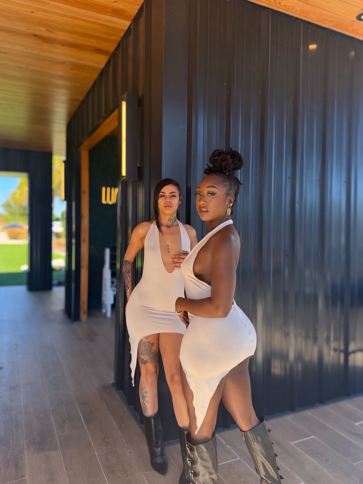 Enticing - Nude Dress