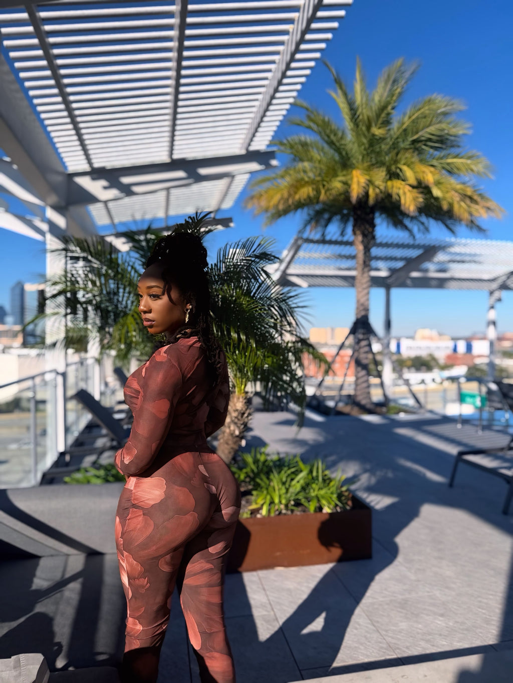 Worth Your While - Floral Pant Set