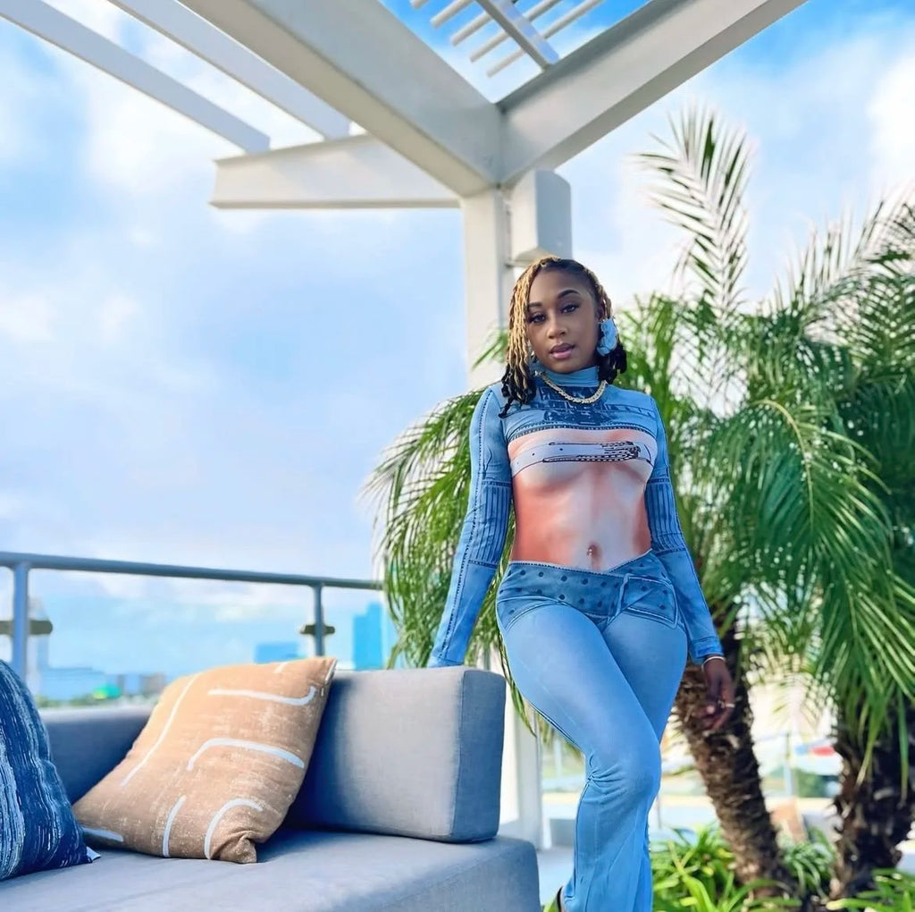 The 1 Not The 2 Jumpsuit - Blue/combo