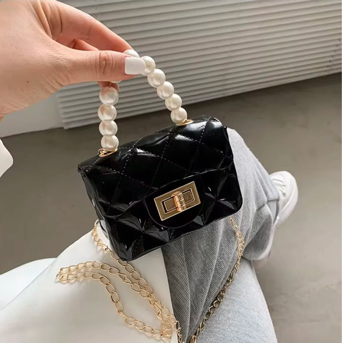 Mini Crossbody Bag - Black